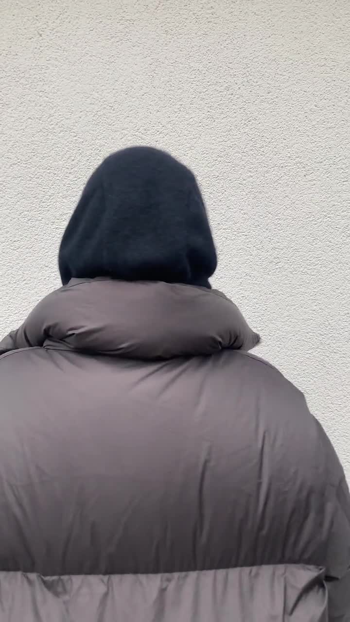 Pure Cashmere Balaclava Hood. Made From 100% Upcycled