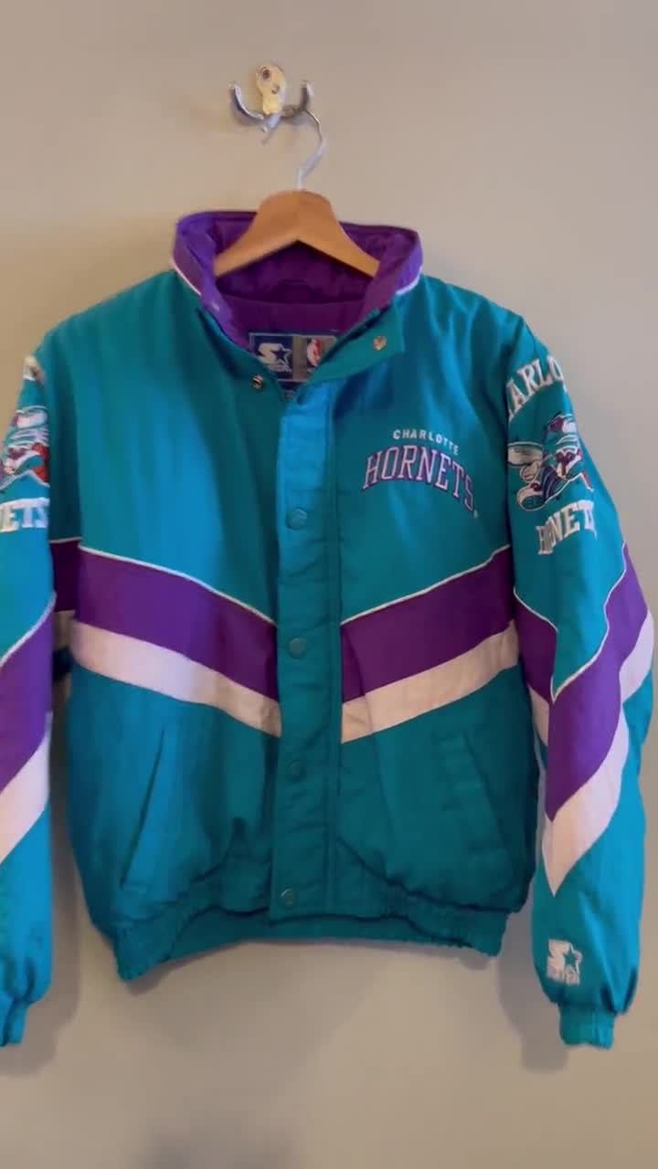 Vintage 90s NBA Charlotte shops Hornets Jacket