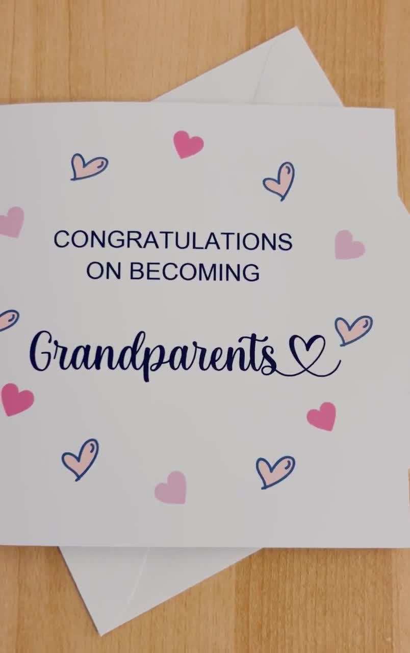 Old English Co. Carte De Félicitations Pour Nouveau-né Garçon Motif Cigogne Bleu Pastel – Carte De Félicitations Spéciale Arrivée De Bébé Pour Les Parents | Design Mignon Pour Maman Et Papa