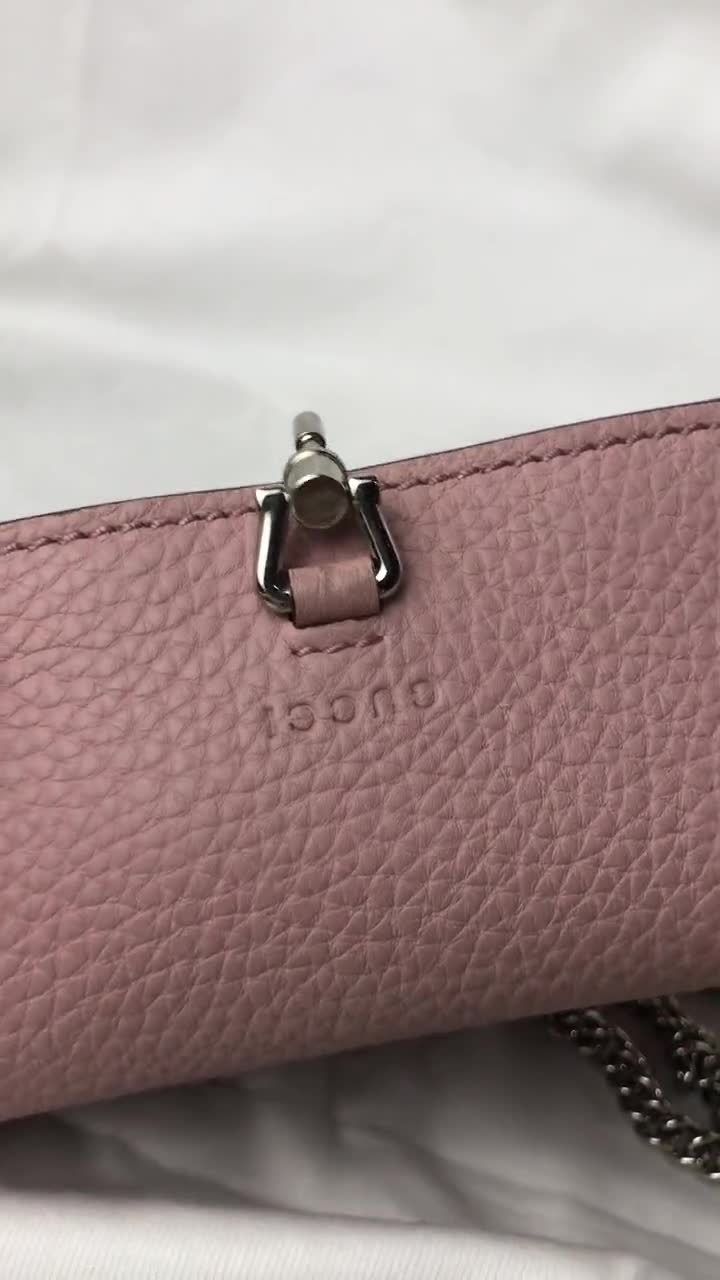 Gucci Dark Pink Pebbled Leather Soft Jackie Convertible Mini