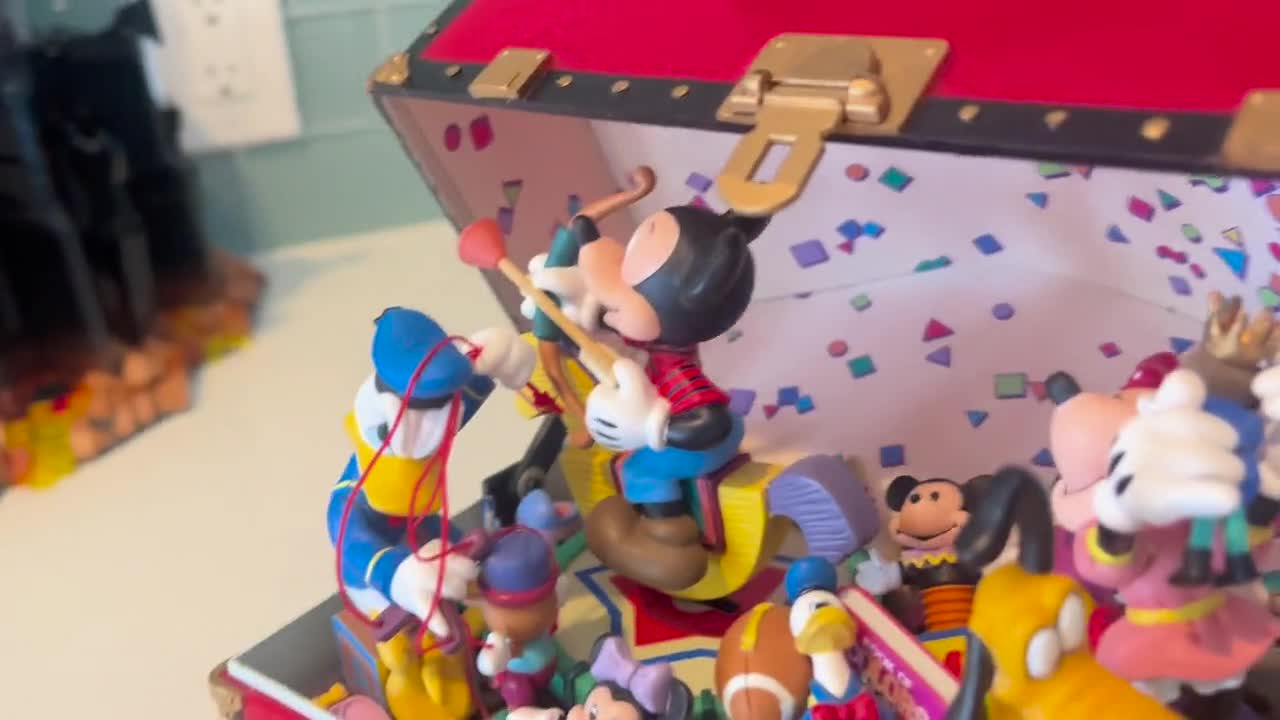 Mickey Mouse Magic Toy Chest - Multi-action Music Box by Enesco