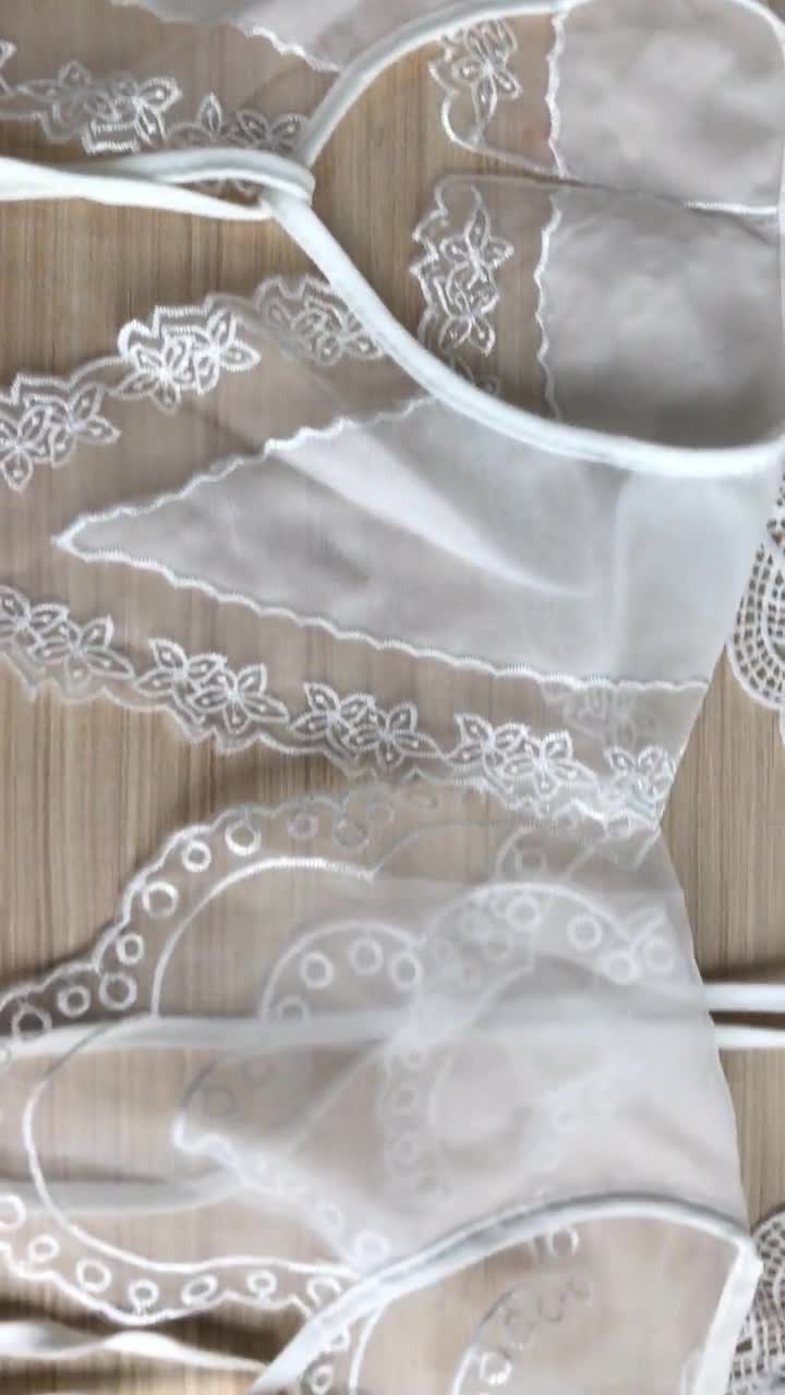 DNLKWGO Collare finto con fiocco staccabile Dickey finto collare per camicia falsa per donne e ragazze, A-Bianco, Medium Di Più