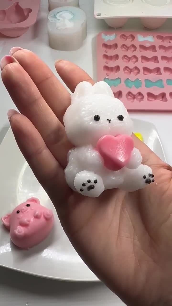 手作りのかわいいウサギのスクイーズ - Etsy 日本