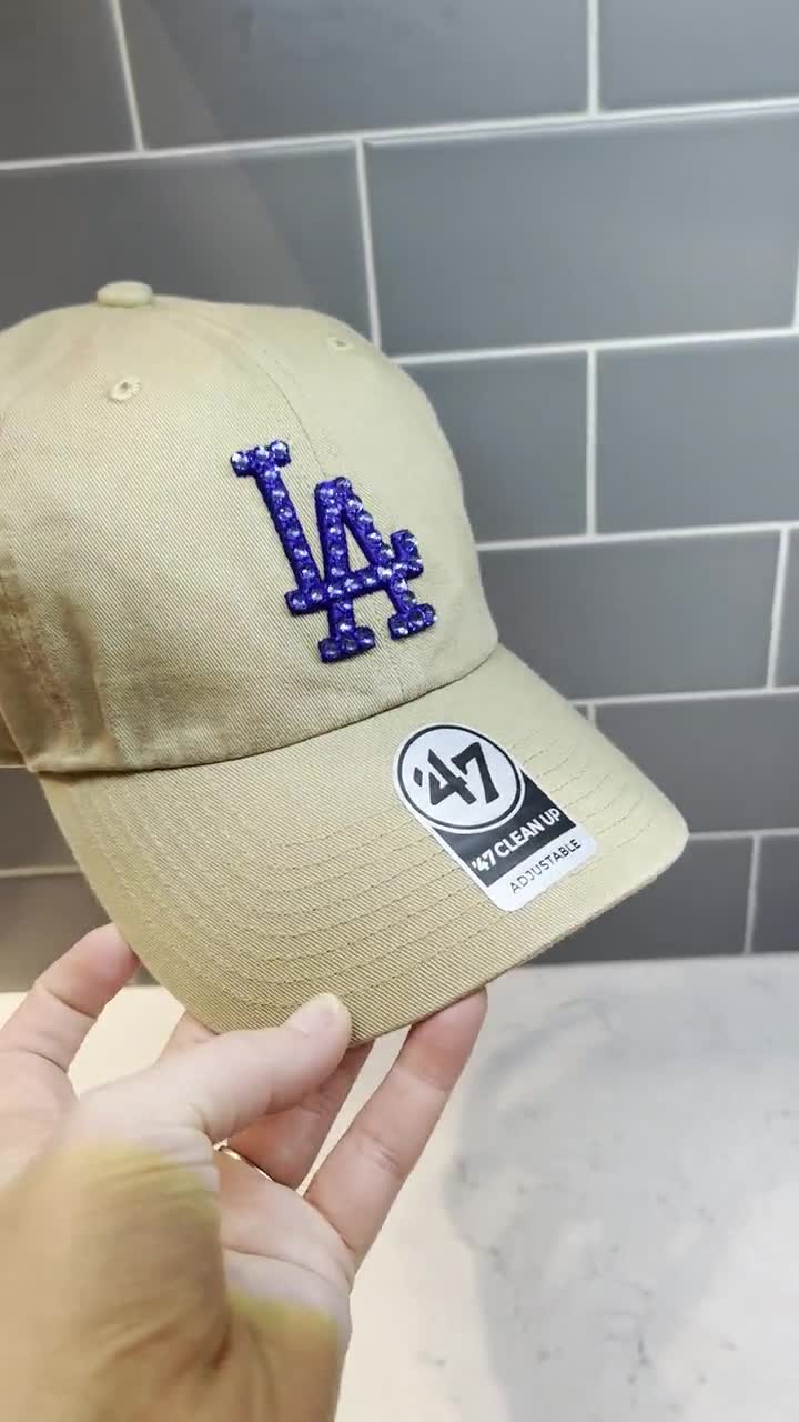 Los Angeles Dodgers 47 Brand Clean Up Dad Hat Tie-Dye Baseball Cap