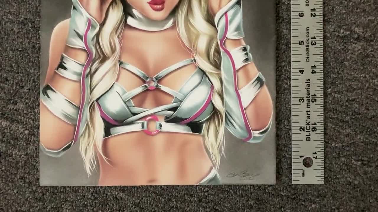 Tiffany Stratton WWE 8x10 Original Painting Airbrush Pro Wrestling - Etsy