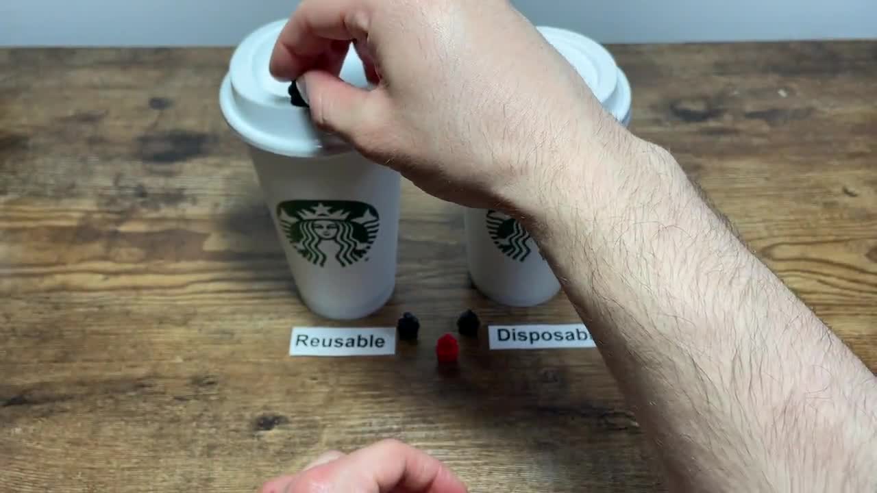 REUSABLE HOT CUP LID STOPPER FROM @Starbucks 🤩⭐️🩷 #starbucks #starbu, starbucks keychain