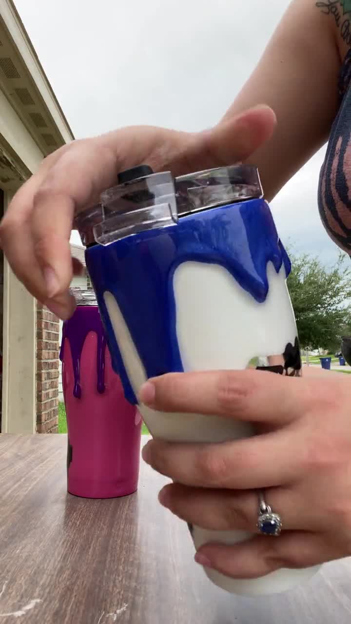 Vaso Houston Drip: Taza de acero inoxidable hecha a mano video poster