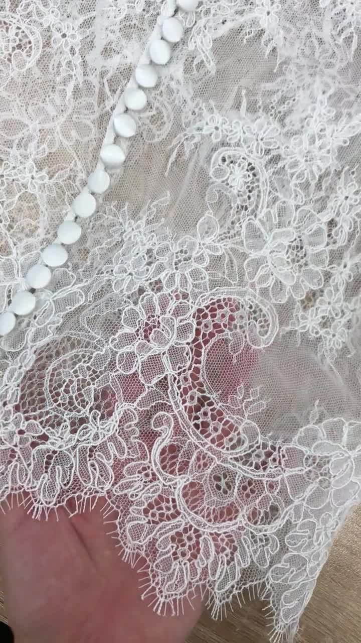 Lace Wedding Bolero, Bridal Bolero, Lace Topper, Lace Cover-up