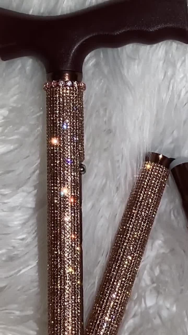 10 Blinged Out Canes ideas  walking canes, rhinestone, bling