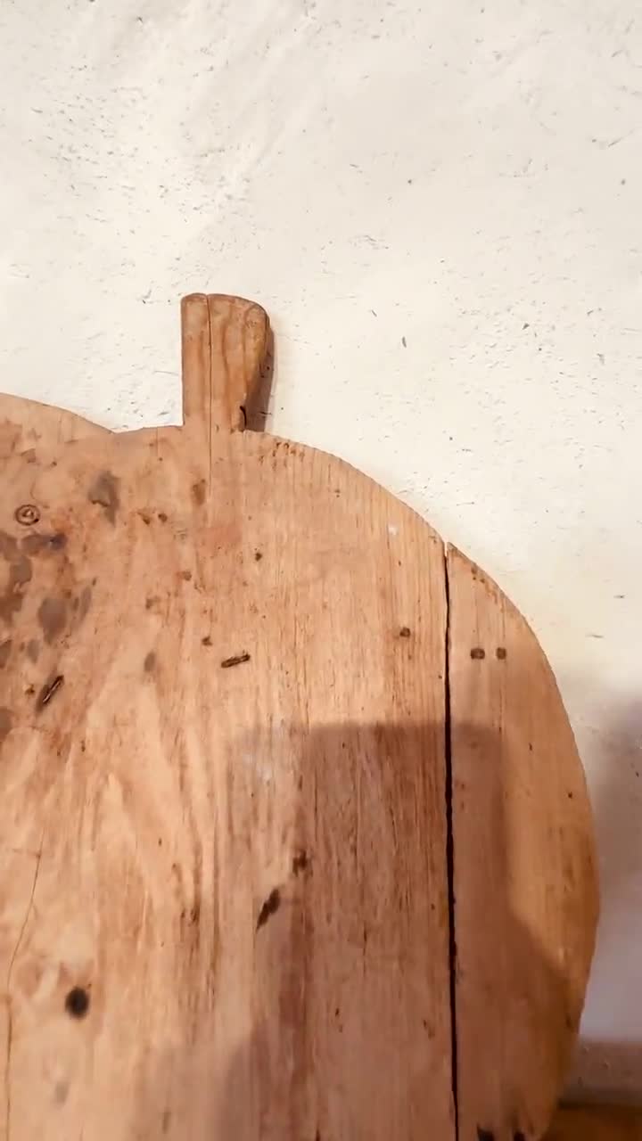 Antique Bread Board Set & Vintage Cutting Board