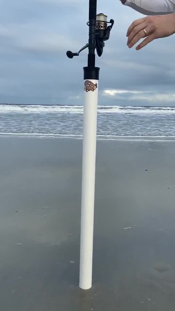 Pvc Pipe Surf Casting Rod Holder Homemade Pvc Surf Rod Holder Sand
