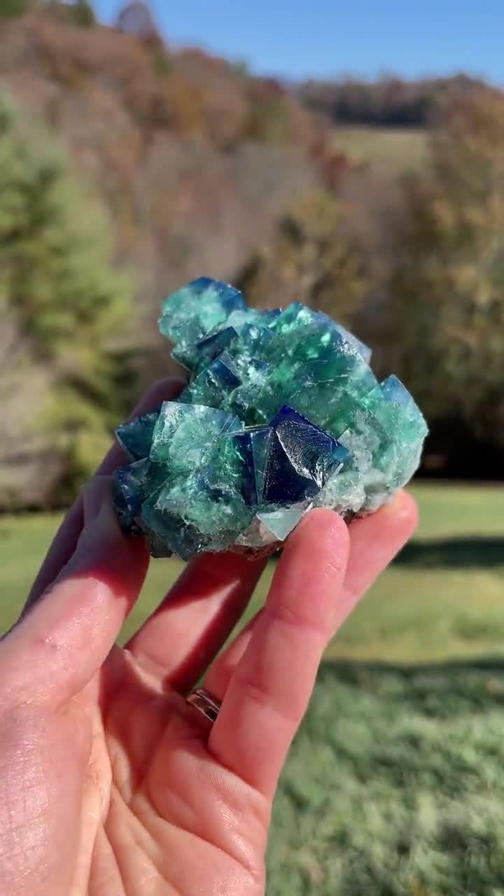 Fluorite From the 50 Year Pocket of the Rogerley Mine in