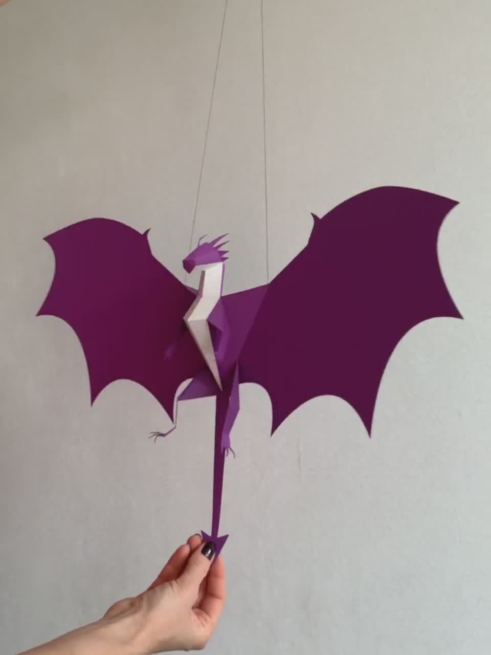 Create Your Own Paper Sculpture: Dragon Pattern - Art in the Valley LLC