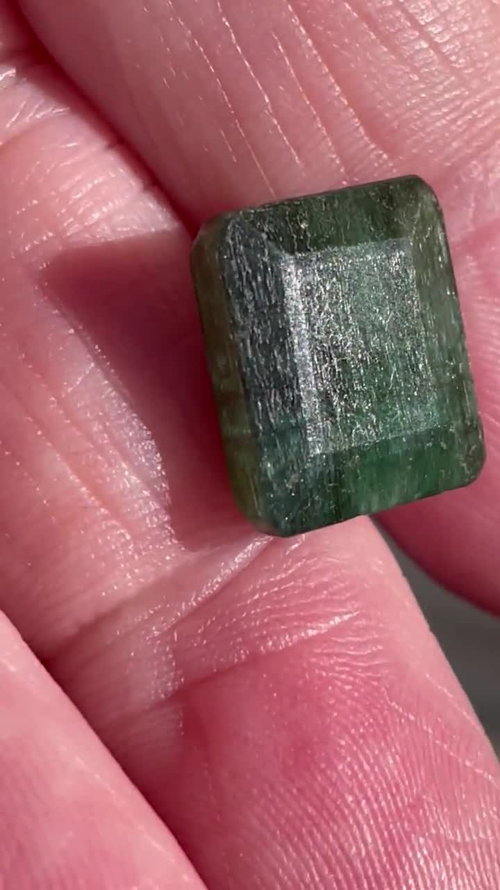 100% Certified!! 0.60Cts Natural Finest store Green Zambian Emerald 6x4x2mm Octagon Cut Loose Gemstone, Jewelry Making