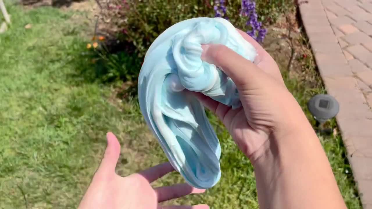 Pastel BLUE Butter Slime Fluffy Australian Made Satisfying Slimes