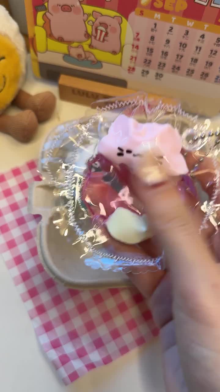 ミニフードデザート タバ スクイーズ おもちゃ キーチェーン