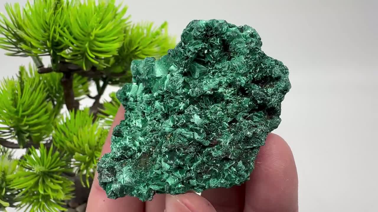 高品質繊維状孔雀石結晶、コンゴ産鉱物標本 - Etsy 日本