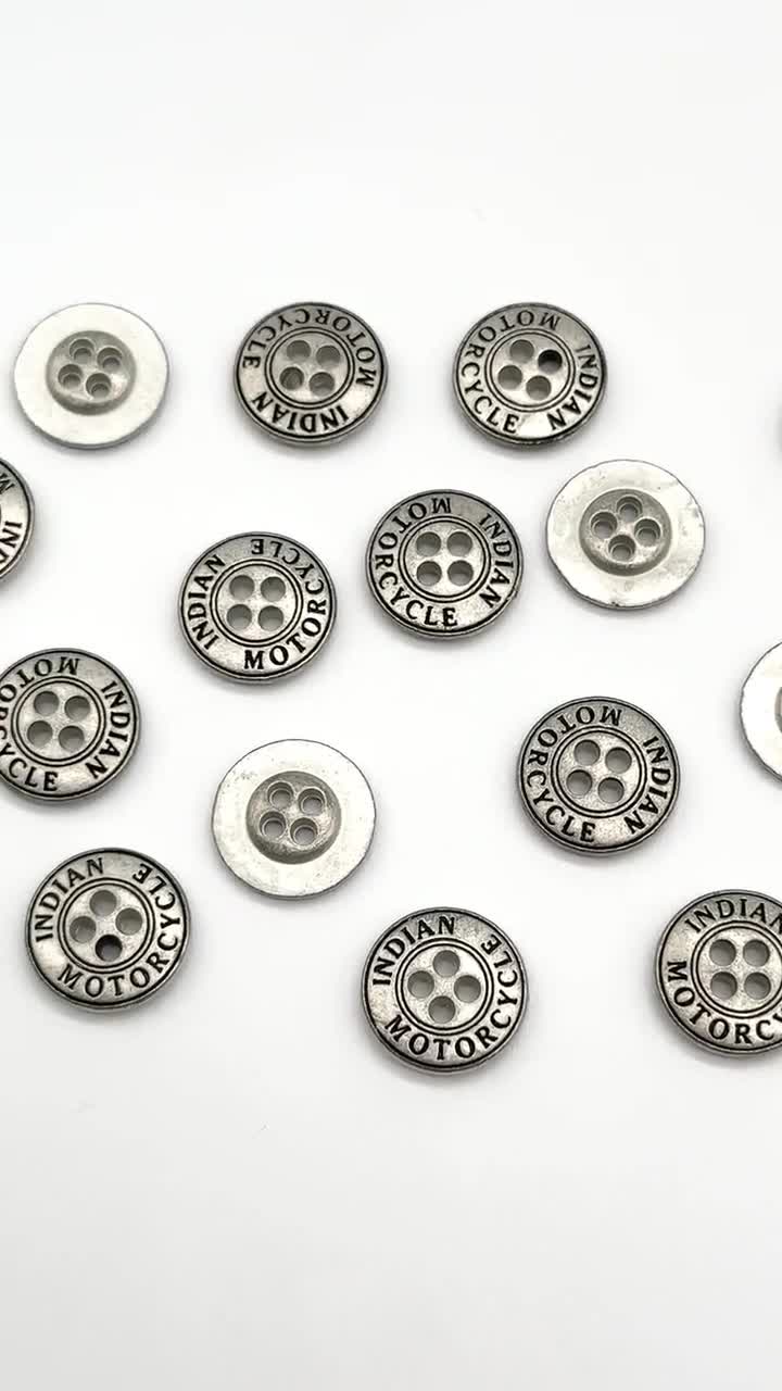 Vintage Motorcycle Buttons, Crafting & Sewing Supplies
