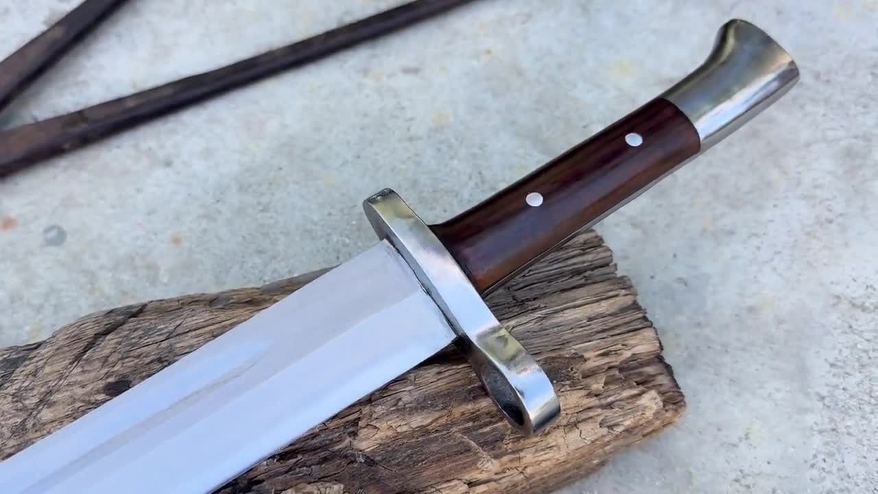 片刃ダガー/16インチのロングブレードの手鍛造ダガー/トラックのリーフ