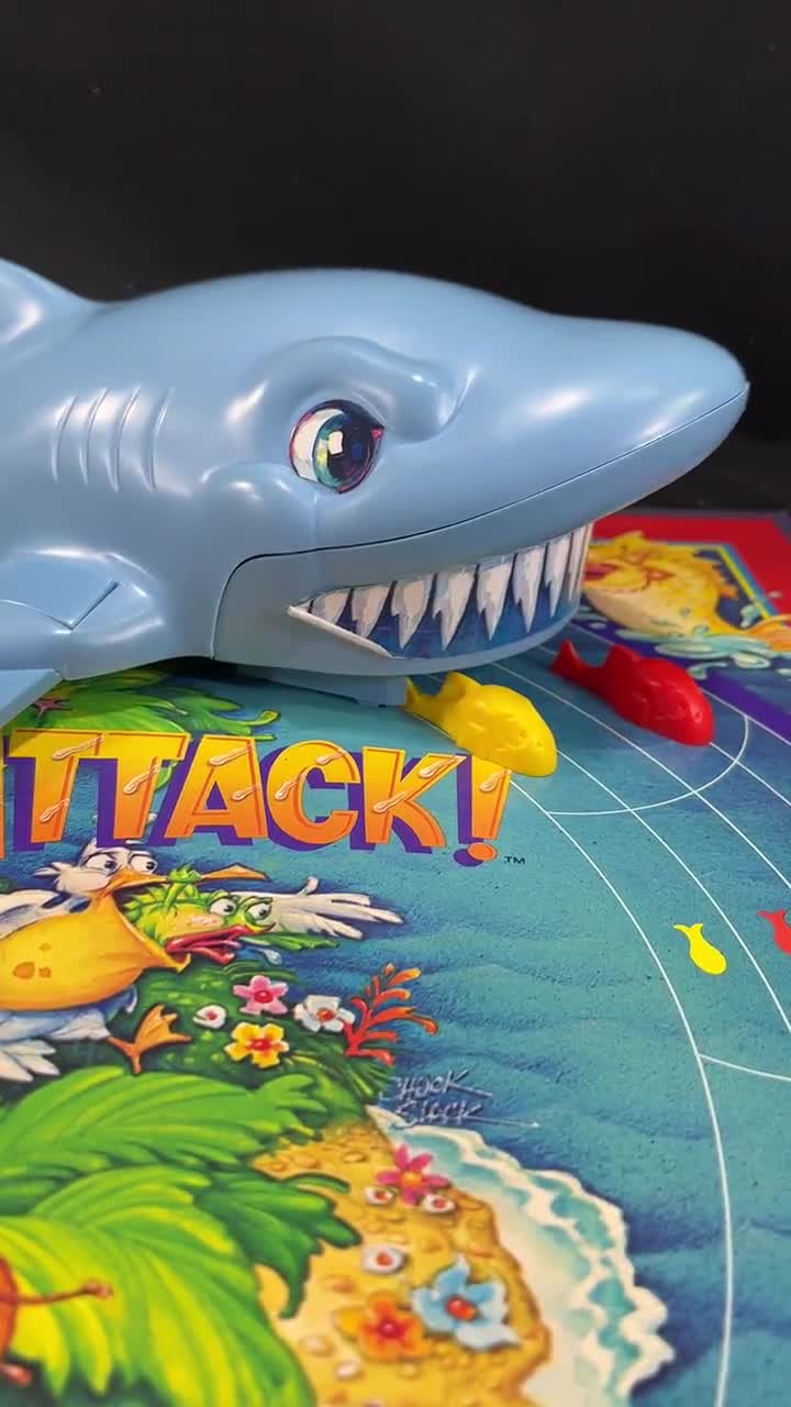 Shark Attack Game - 1988 - Milton Bradley - Great Condition