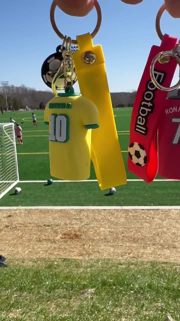 Neymar Jr #10 Soccer Keychain Team Brazil - Etsy