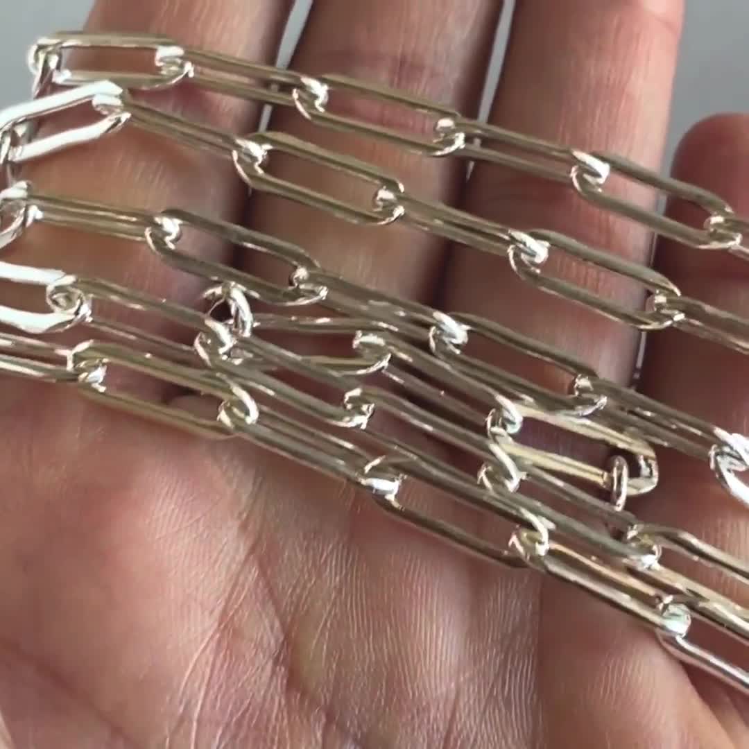 Trace Rectangle Chain Bracelet Silver