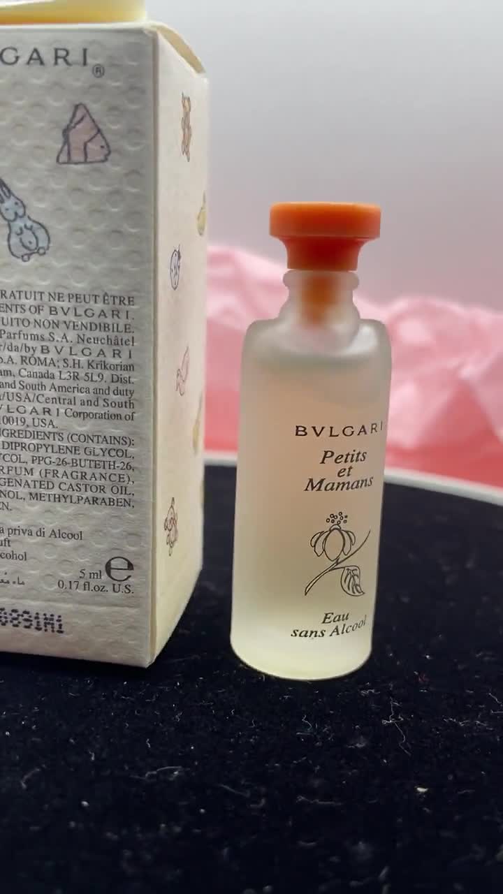 Bvlgari Petits Et Mamans MINIATURE Eau S/alcool 5ml. Nostalgic