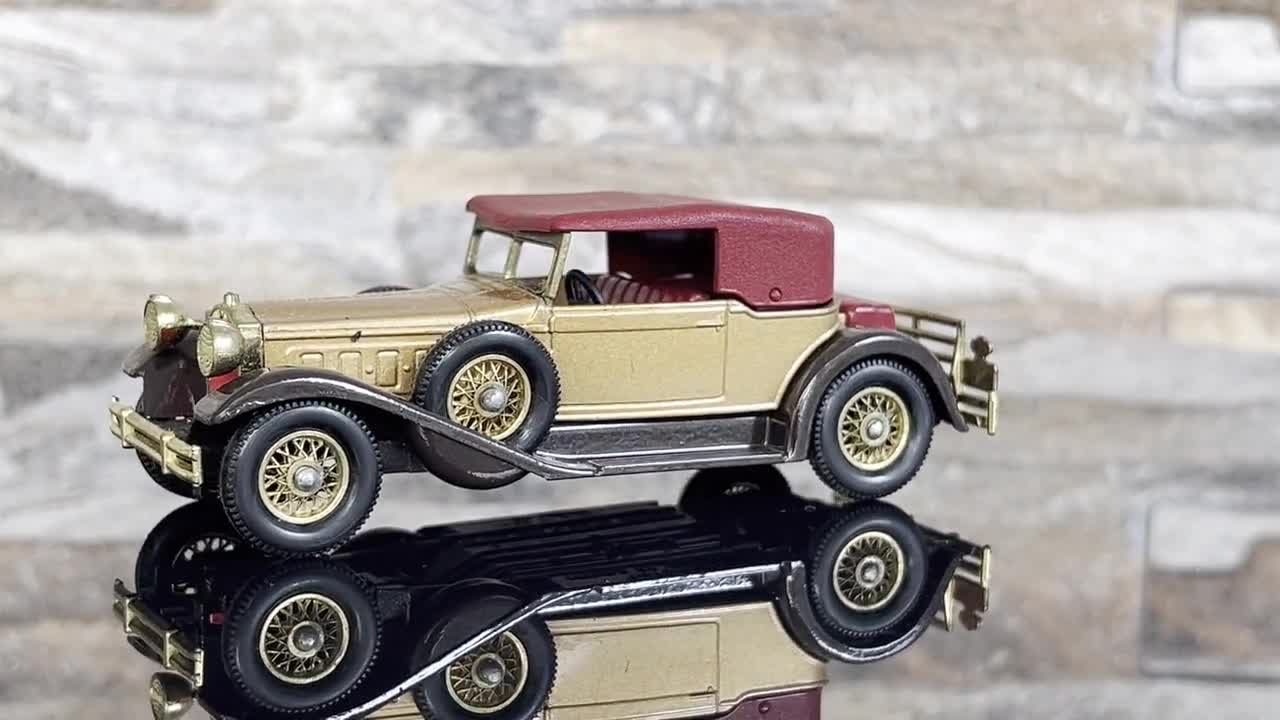 1930 Packard Victoria, Vintage Diecast Car, Vintage Model Car, 1