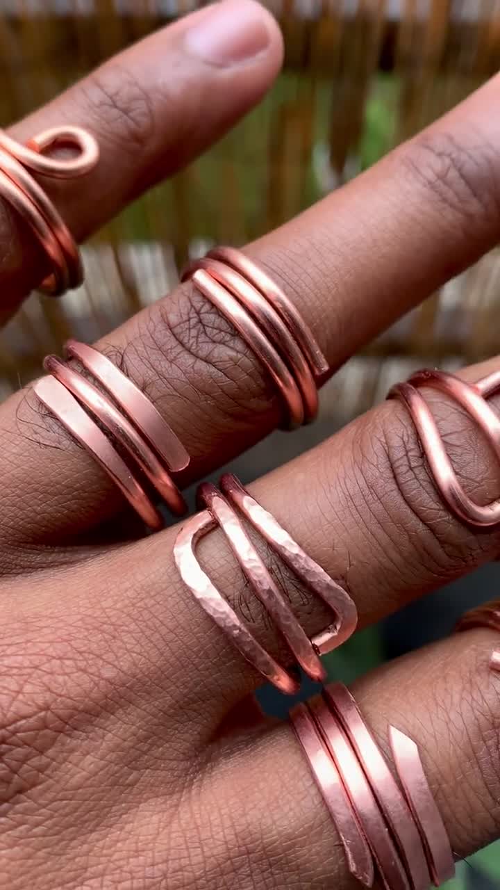 Infinity Ring Copper Wire Ring Diy Stackable Ring Copper Wire