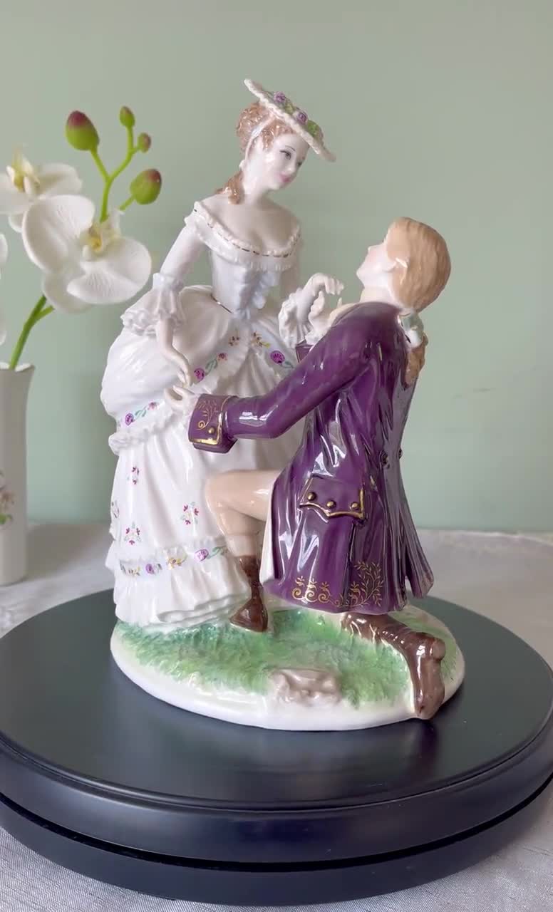 Rare Vintage Royal Worcester the Proposal by Maureen Halson