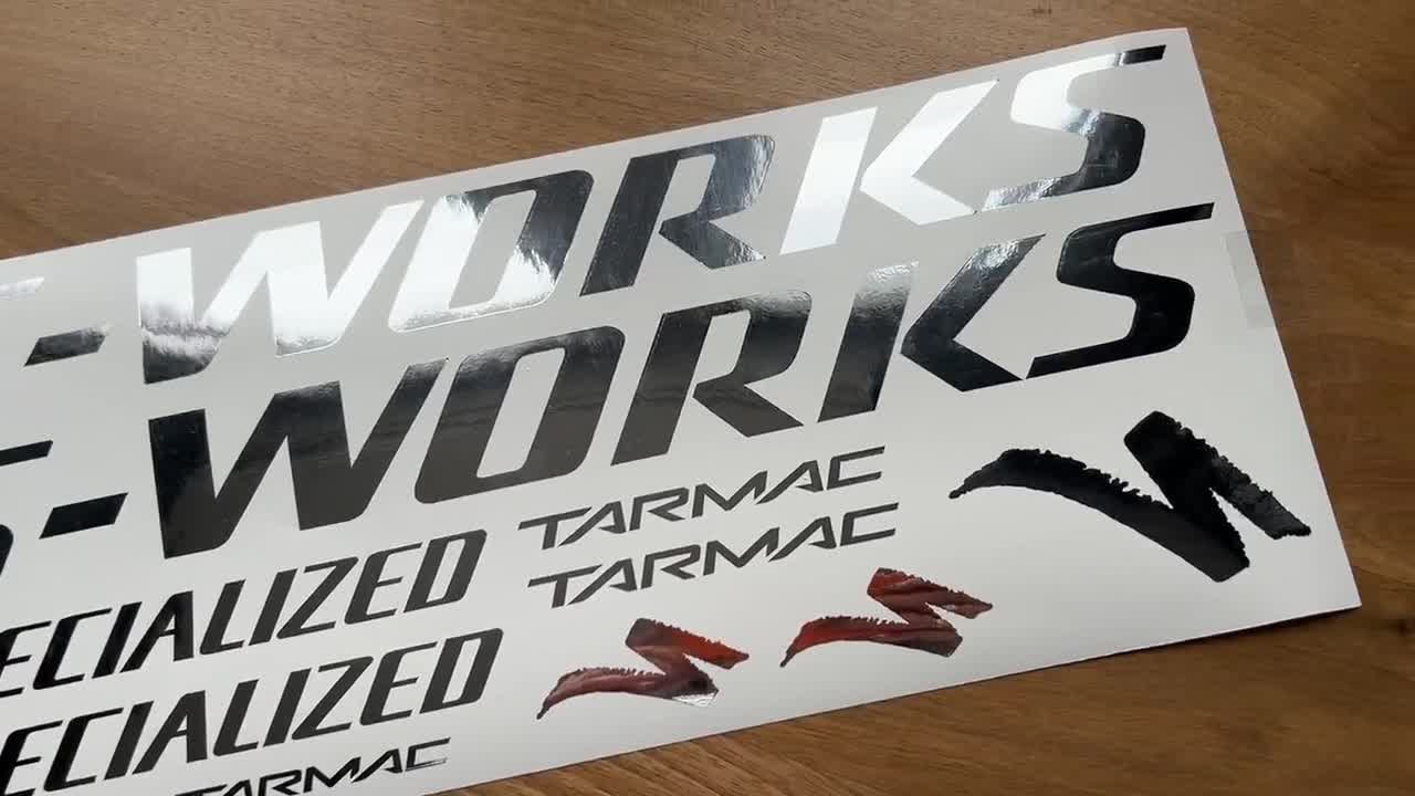 カスタムターマックS-worksデカールステッカー。サイズは説明欄をご