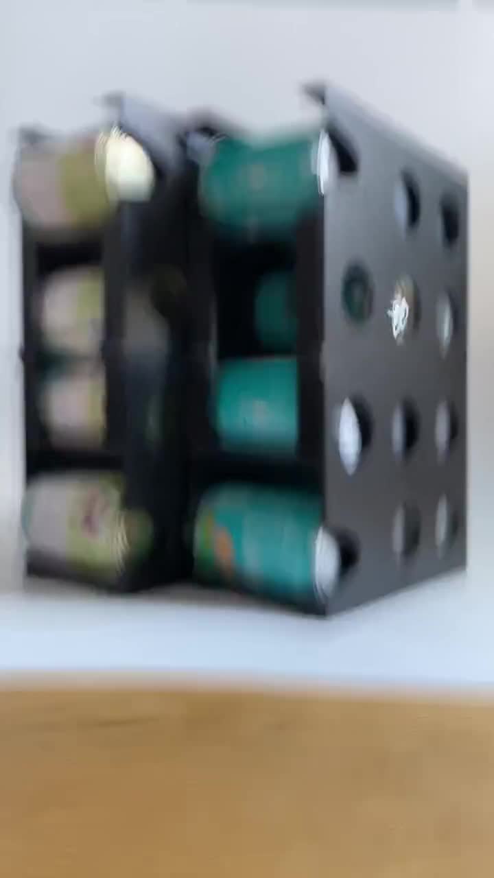 3D Printed FIFO Rolling Can Pantry Organizer by rebeltaz