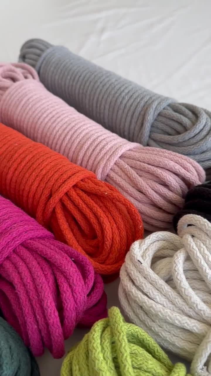 Decolored Rope Colored Cotton Rope