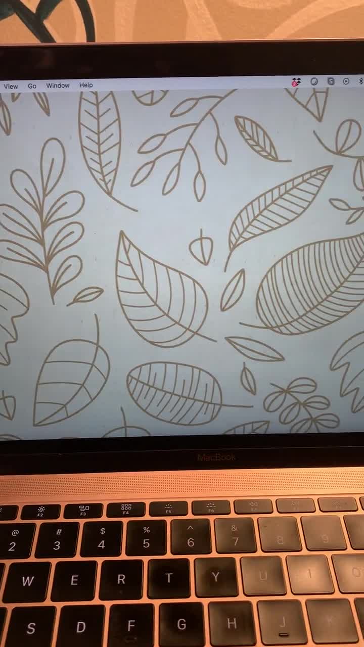 Herfst bladeren bureaublad achtergrond | Minimale Fall Laptop Wallpaper  Digitale Download, image size:720x1280