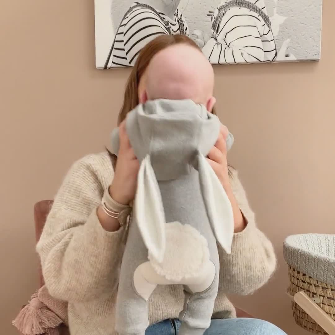 Baby Bunny Onesie - Bunny All in One - Baby Easter Outfit