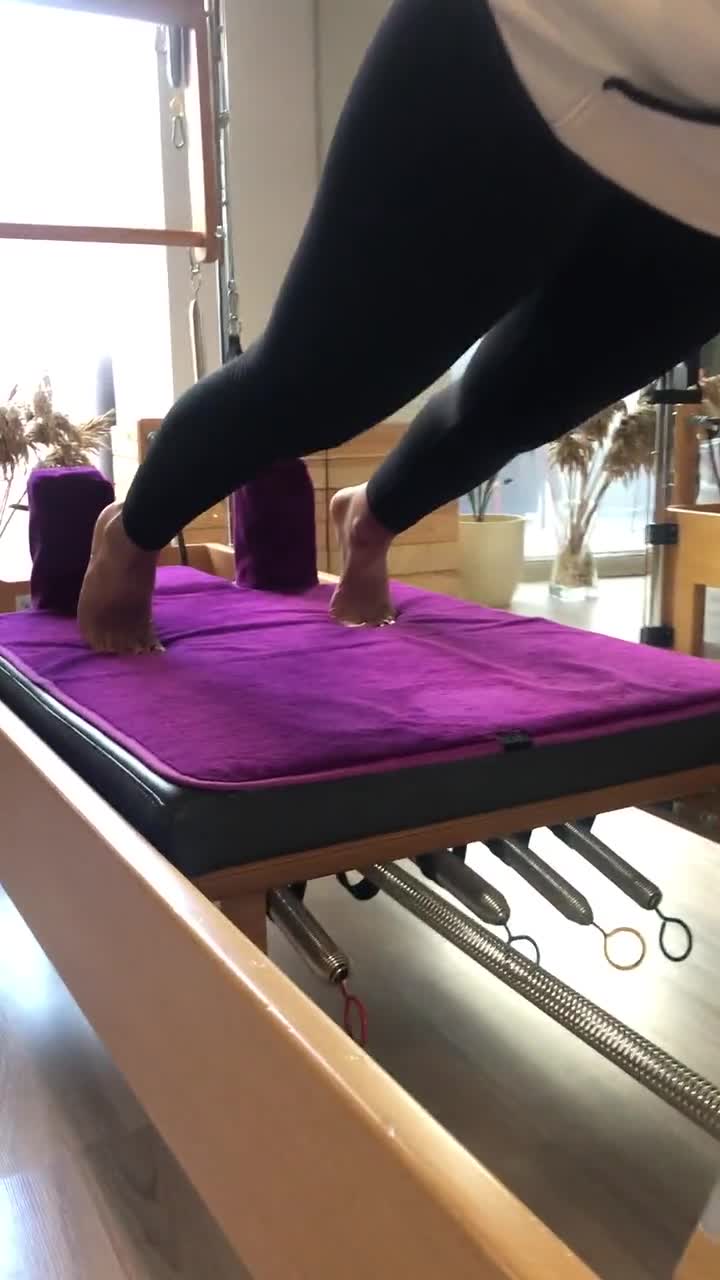 Pilates Reformer Non-slip Mat Towel With Shoulder Blocks Cover Purple, Pilates  Accessories, Gifts 