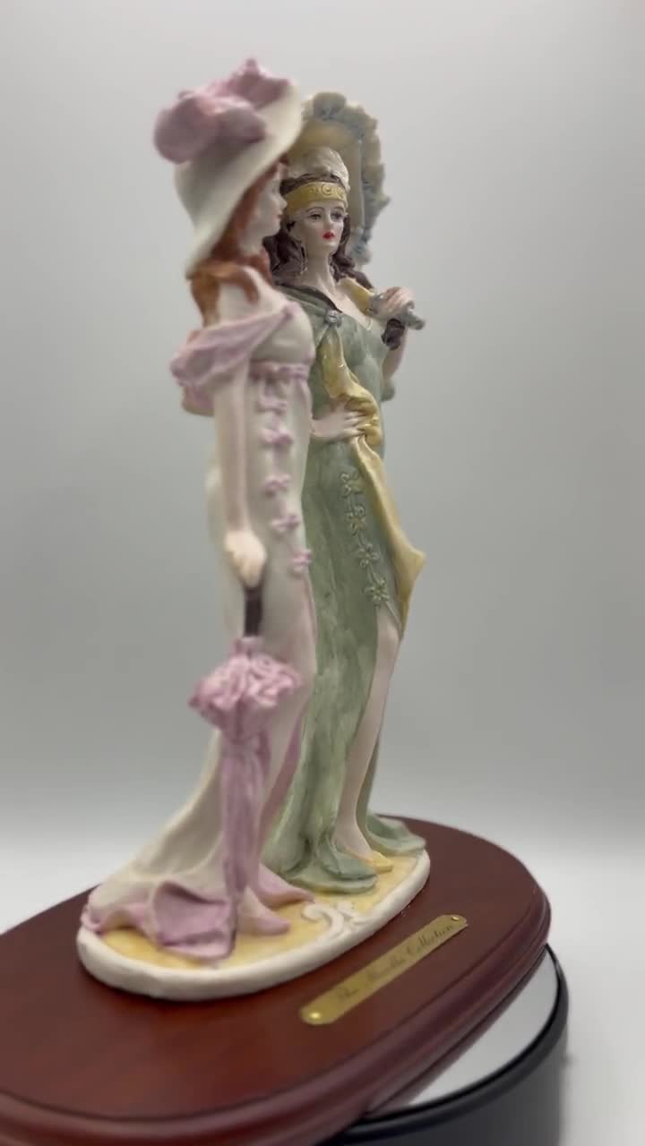 La Verona Art Deco Figurine From the Mirella Collection. Two