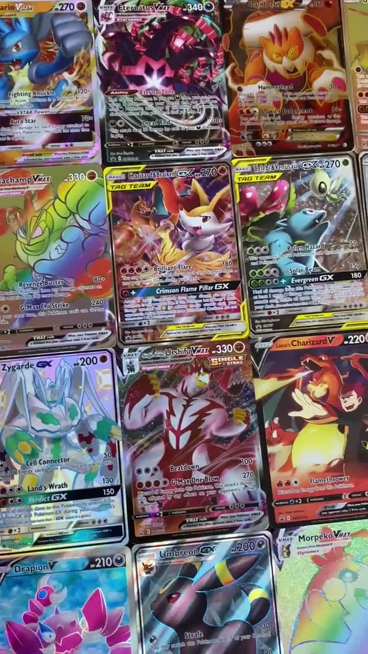 Pokémon 50 Card Lot - VSTAR OR VMAX + Holos Guaranteed! - Etsy