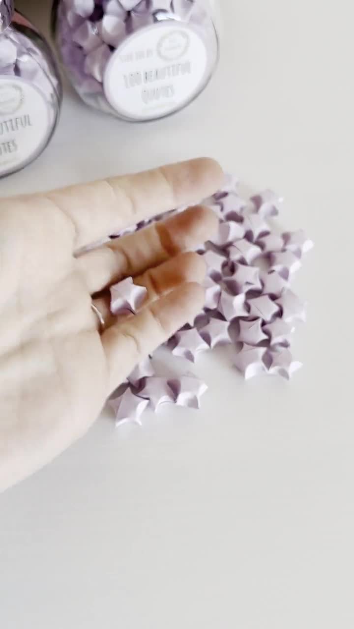 Pastel Origami Paper Stars 100, 200 Pcs, Lucky Star Origami, Lucky