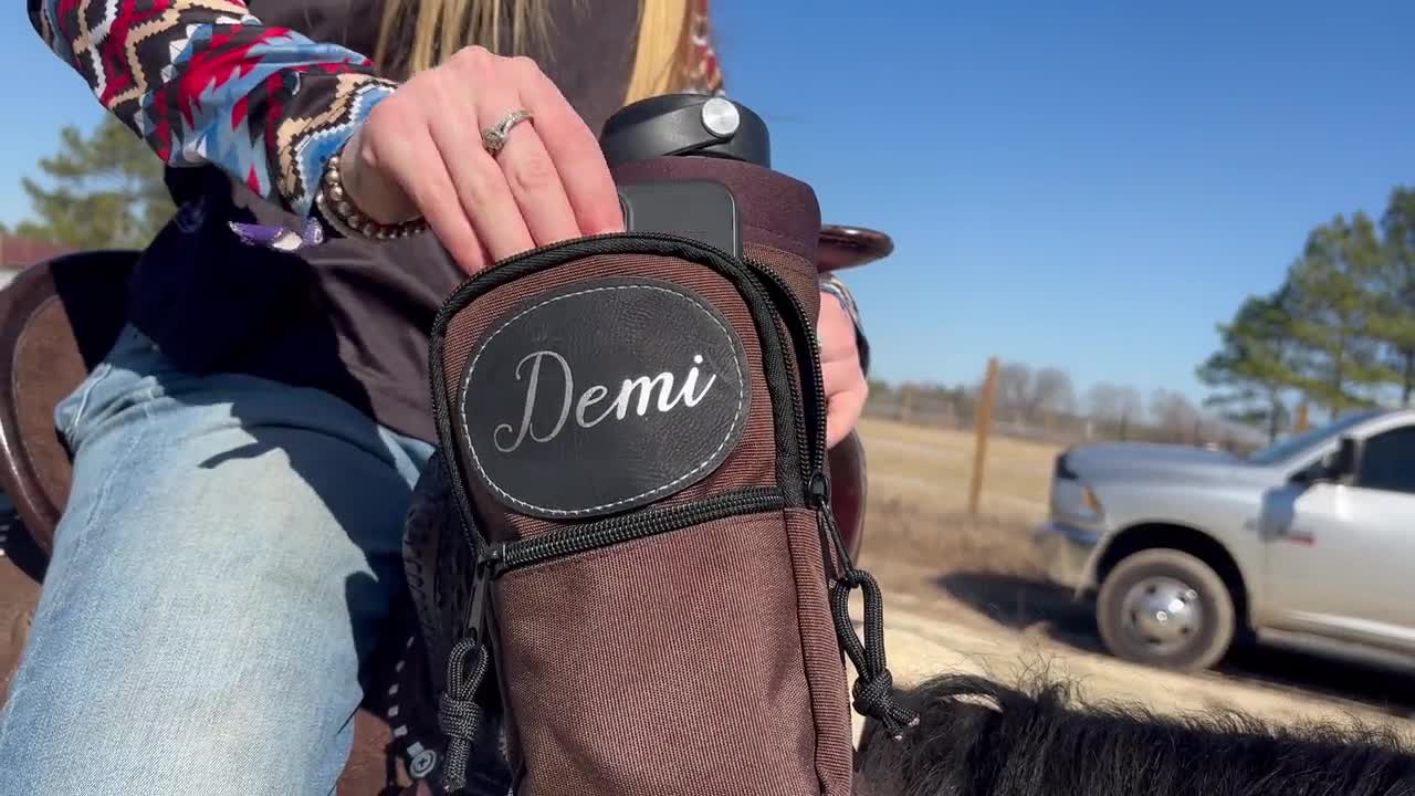 Porte-bouteille De Selle Aylev Marron – Sacoche Cheval, Accessoire Sellerie (Neuf)