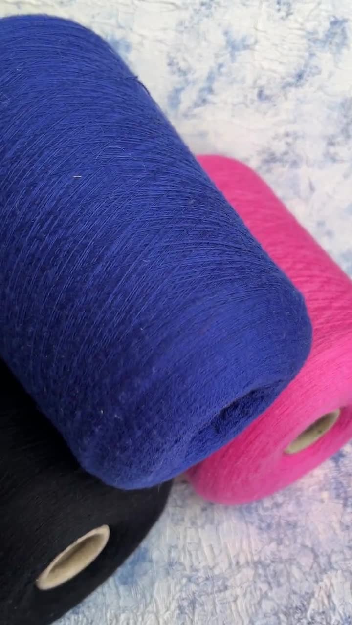 100% Merino Yarn on Cone Crochet Weaving Machine Knitting Hand