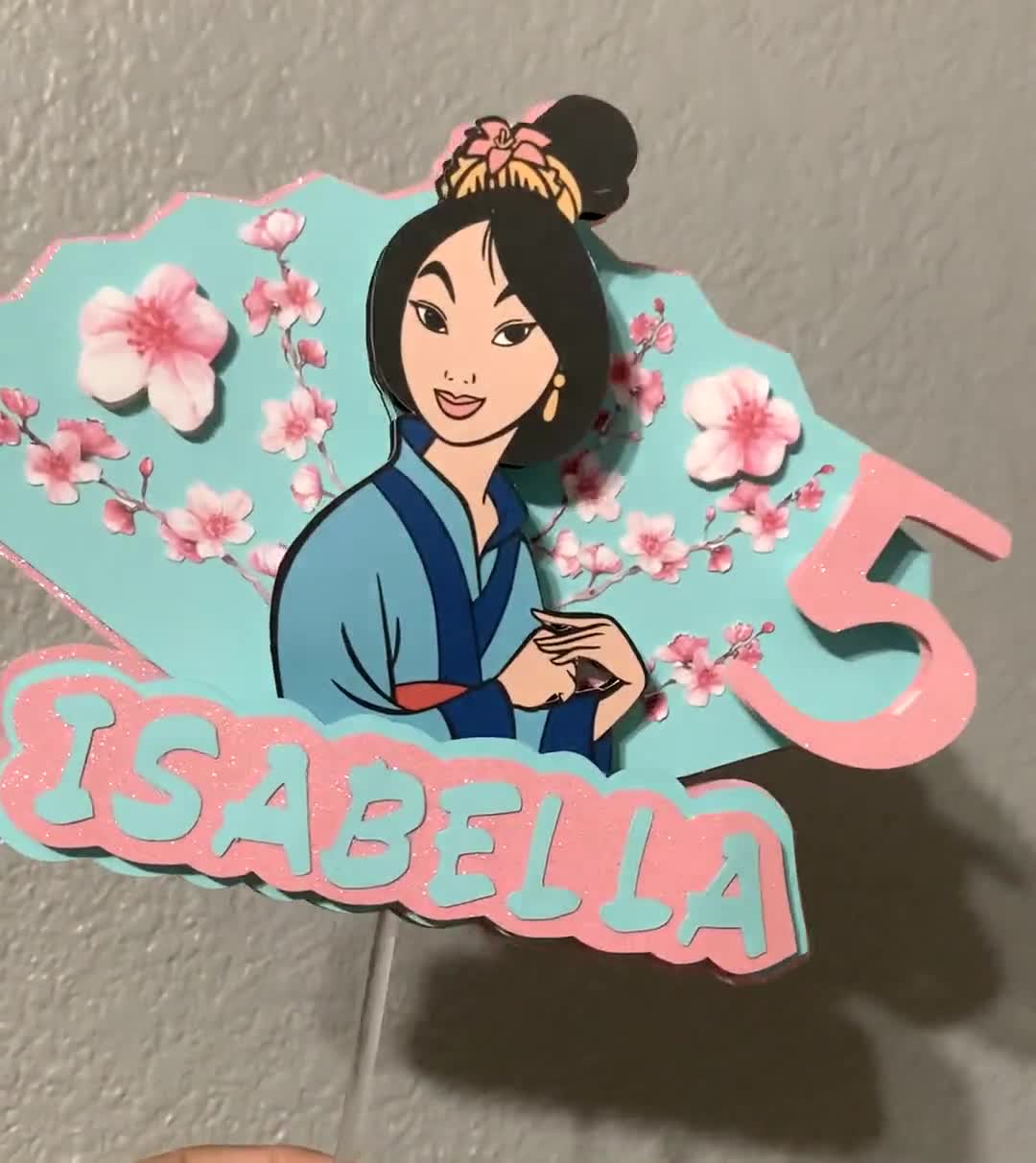 MULAN Cake Topper Mulan Cake Topper Mulan Birthday Sign, 52% OFF