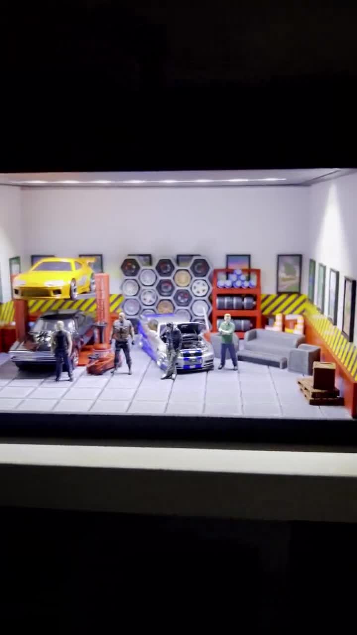 Fast & Furious Character Figure Set 1/64 Scale Hobby Diorama