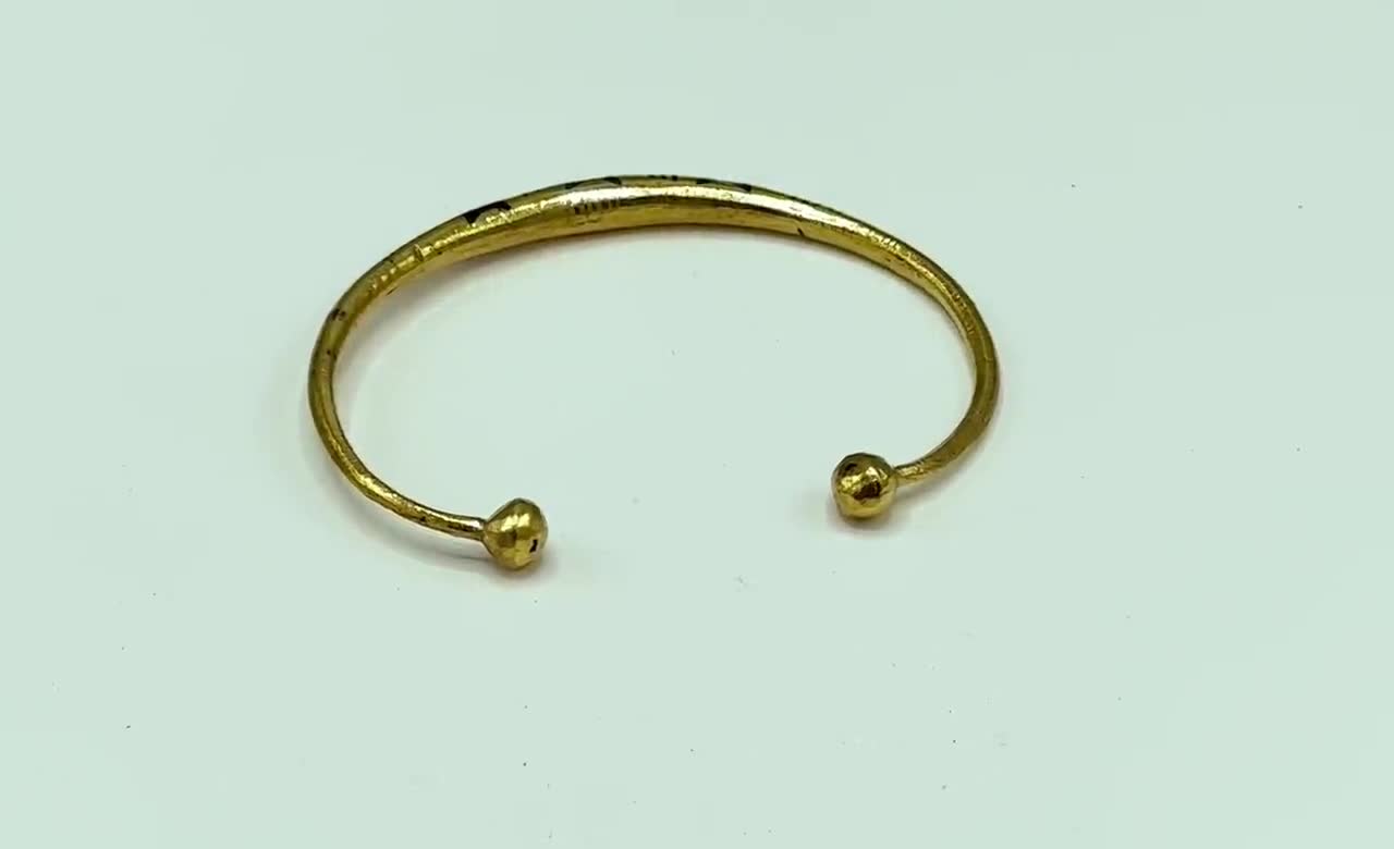 Tuareg Triple Inlay Brass Bracelet, Best Quality - Etsy