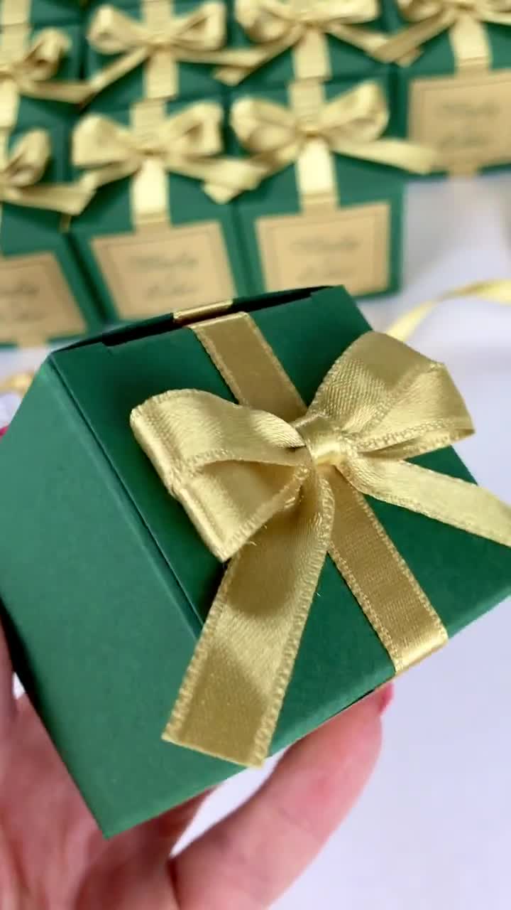 lovecabin Diamond Shape Green Forest Style Candy Boxes Wedding Favors  Bomboniere Paper Party Chocolate Gift Box 50pcs Christmas Decorations  Thanks 100