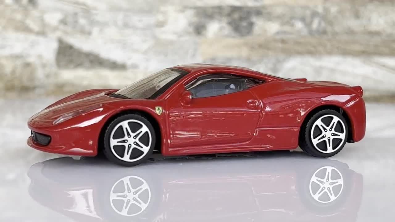 Ferrari 458 Italia, 1/43 Diecast Car, 1/43 Scale Model Car, Car