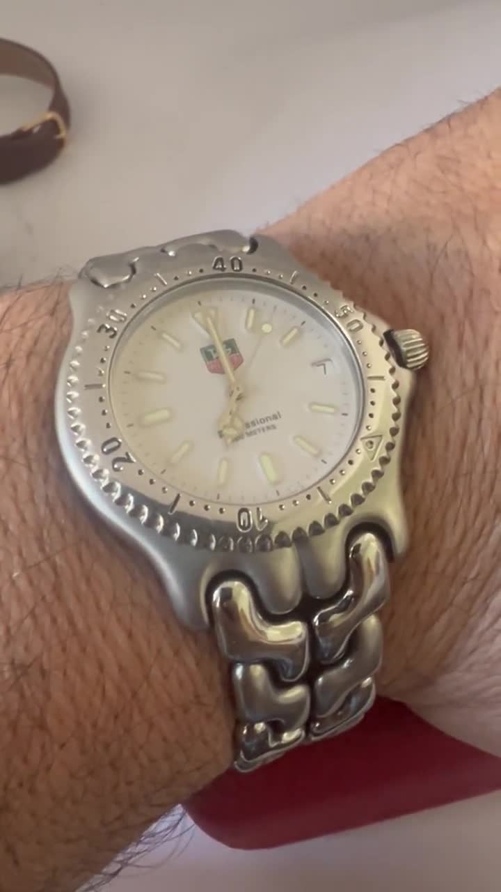 Vintage Tag Heuer Mens Wacth Professional 200M Swiss Watch