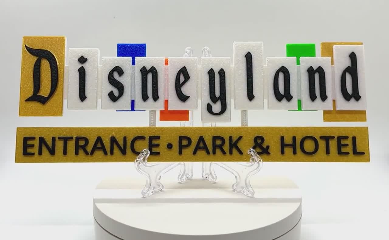 USA ディズニーランド　ストアディスプレイ　看板　ロードサイン アメトイ USA ディズニーランド ストアディスプレイ 看板 ロードサイン アメトイ