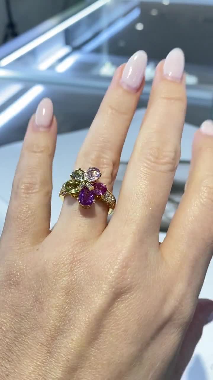 Bvlgari flower ring hotsell