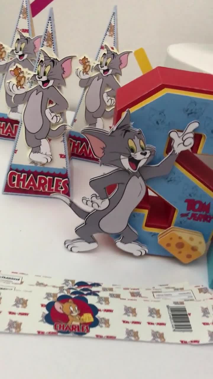 Vivicraft Happy Birthday Cake Topper for Tom and Jerry Theme Party, Glitter  Cartoon Happy Birthday Cake Topper for Kids Birthday, Bosom Friend  Birthday, Tom and Jerry Decorative Themed Accessories price in UAE